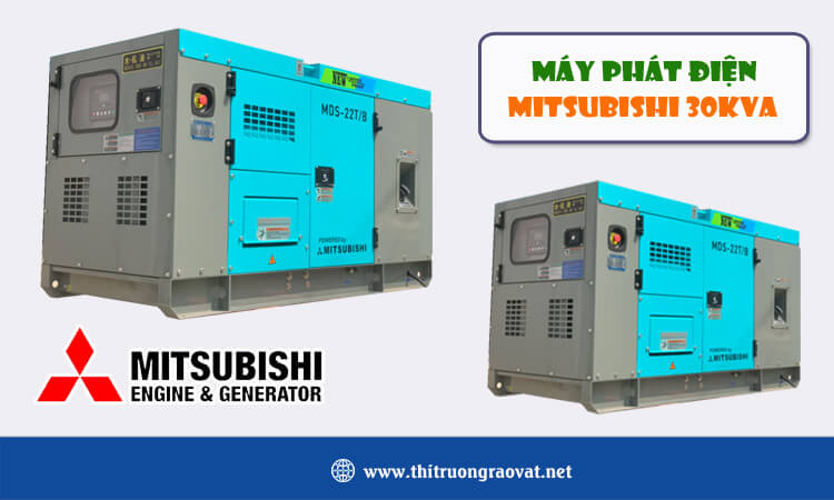 Máy phát điện Mitsubishi 30kva 
