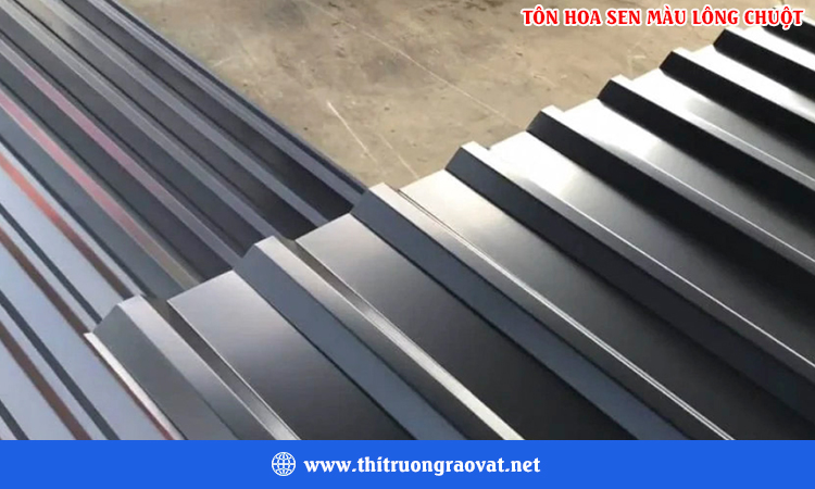 Tôn hoa sen màu lông chuột